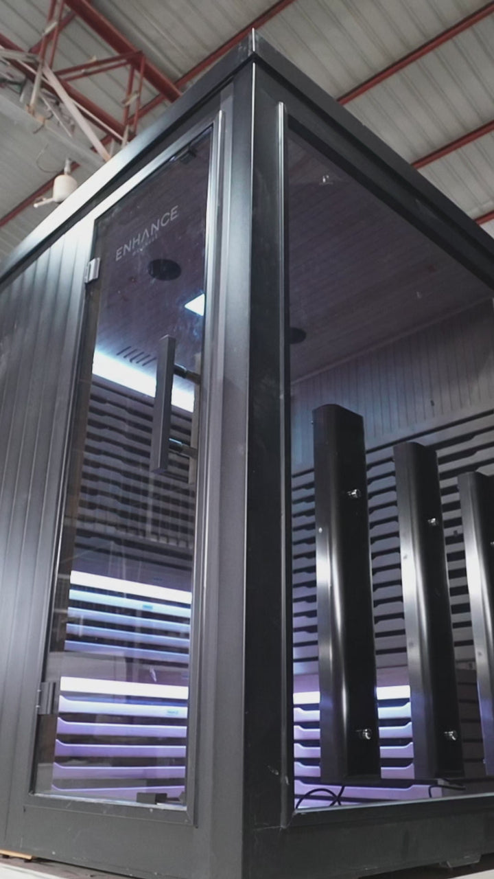 Elevate Outdoor Infrared Sauna - 3 Person